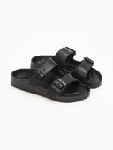 Slides με ανατομικό σχήμα στον πάτο - Μαύρο - thefashionproject.gr - The Fashion Project