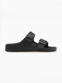 Slides με ανατομικό σχήμα στον πάτο - Μαύρο - thefashionproject.gr - The Fashion Project