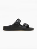 Slides με ανατομικό σχήμα στον πάτο - Μαύρο - thefashionproject.gr - The Fashion Project