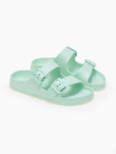 Slides με ανατομικό σχήμα στον πάτο - Μέντα - thefashionproject.gr - The Fashion Project