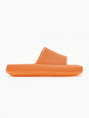 Slides με φαρδιά φάσα - Πορτοκαλί - thefashionproject.gr - The Fashion Project