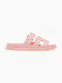 Slides με φάσα και ανατομικό σχήμα στον πάτο - Ροζ - thefashionproject.gr - The Fashion Project