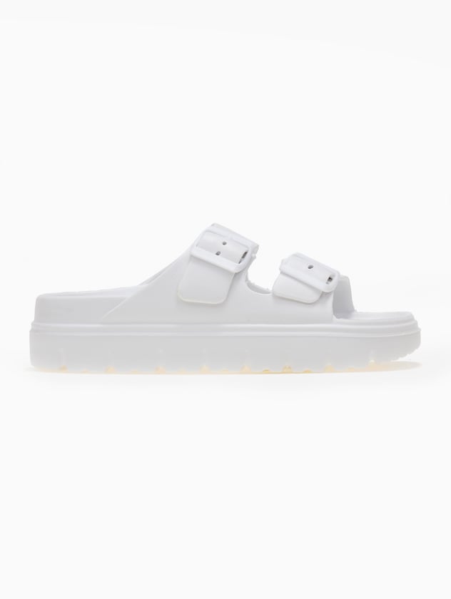 Slides με φάσες - Λευκό - thefashionproject.gr - Jelly Vitamin