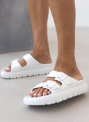 Slides με φάσες - Λευκό - thefashionproject.gr - Jelly Vitamin