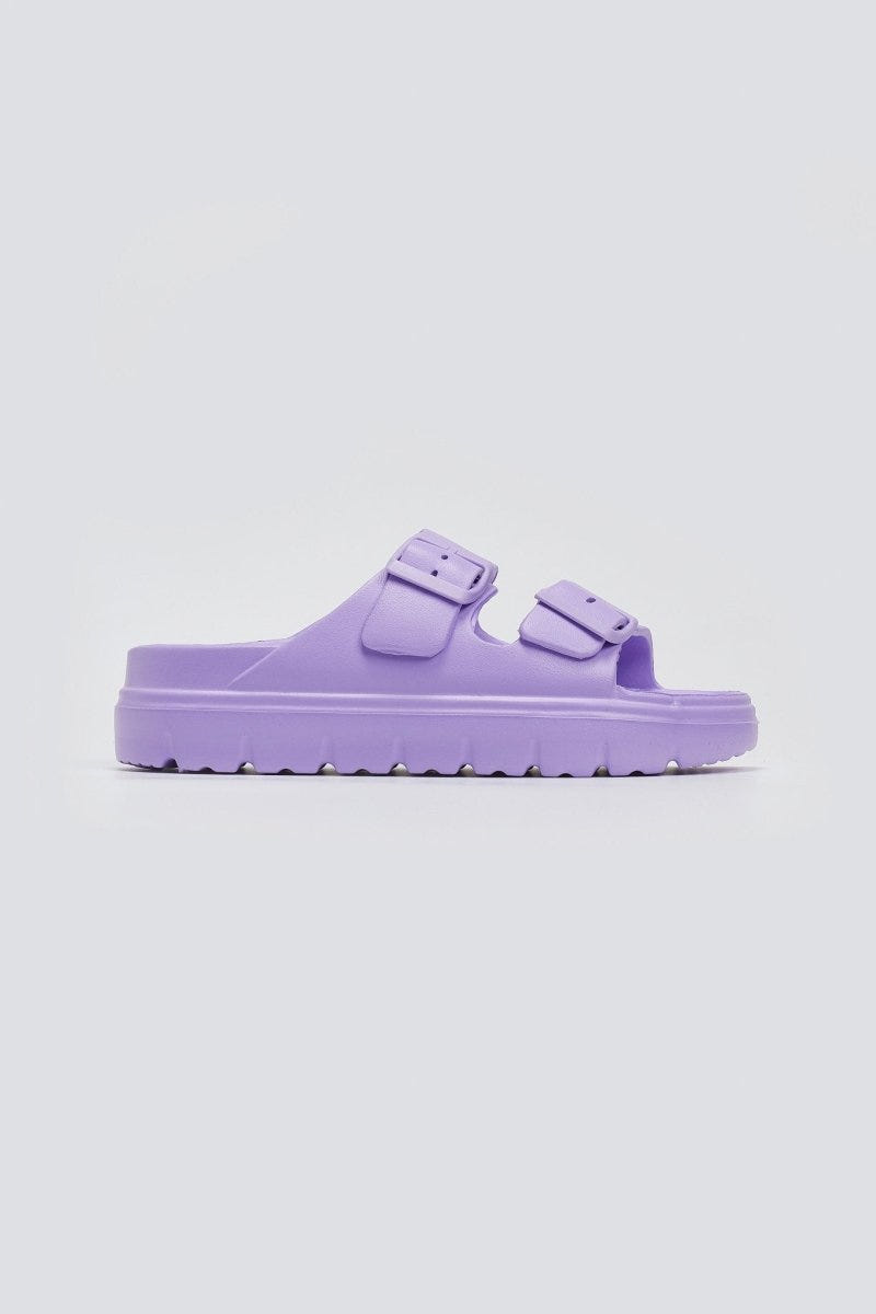 Slides με φάσες - Λιλά - thefashionproject.gr - Jelly Vitamin