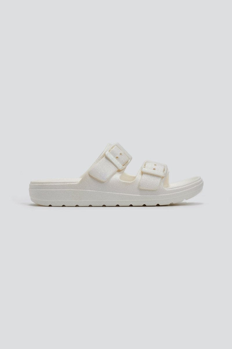 Slides με glitter ERYNN - Λευκό - thefashionproject.gr - ERYNN