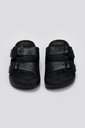 Slides με glitter ERYNN - Μαύρο - thefashionproject.gr - ERYNN