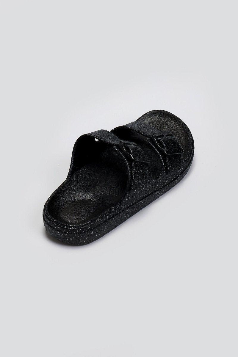 Slides με glitter ERYNN - Μαύρο - thefashionproject.gr - ERYNN