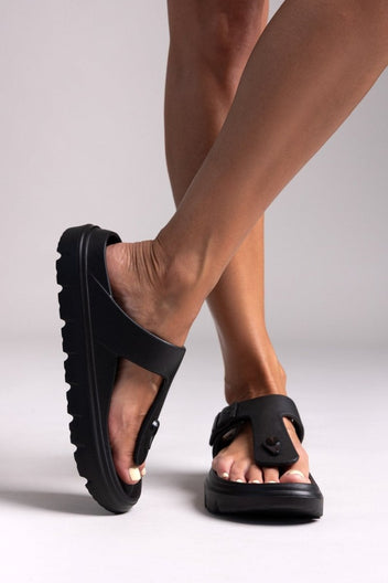 Slides με τοκά - Μαύρο - thefashionproject.gr - Jelly Vitamin