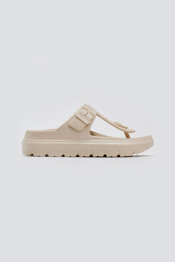 Slides με τοκά - Μπεζ - thefashionproject.gr - Jelly Vitamin