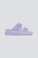 Slides με τοκάδες στο ίδιο χρώμα - Λιλά - thefashionproject.gr - Hellobland