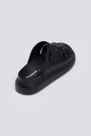 Slides με τοκάδες στο ίδιο χρώμα - Μαύρο - thefashionproject.gr - Hellobland