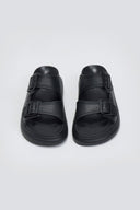 Slides με τοκάδες στο ίδιο χρώμα - Μαύρο - thefashionproject.gr - Hellobland