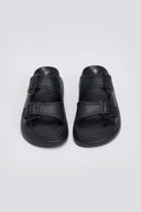 Slides με τοκάδες στο ίδιο χρώμα - Μαύρο - thefashionproject.gr - Hellobland