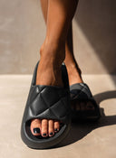 Slides ONLY 15288145 - Μαύρο - thefashionproject.gr - ONLY