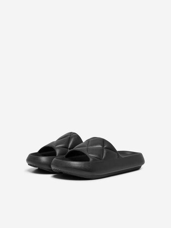 Slides ONLY 15288145 - Μαύρο - thefashionproject.gr - ONLY