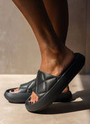 Slides ONLY 15288145 - Μαύρο - thefashionproject.gr - ONLY