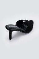 BOTEGGA 22 - Slim Heel Mules Wide Strap - Black Suede