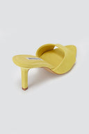 BOTEGGA 22 - Slim Heel Mules Wide Strap - Yellow Suede