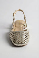 Ideal shoes - Slingback Ballet Flats - Gold