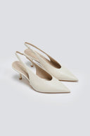 Slingback γόβες μυτερές CORINA - Μπεζ - thefashionproject.gr - CORINA