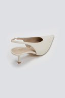 Slingback γόβες μυτερές CORINA - Μπεζ - thefashionproject.gr - CORINA