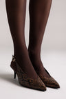 Brown Snake Print