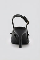 Ideal shoes - Slingback Pumps - Black Matte