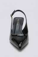 Ideal shoes - Slingback Pumps - Black Patent