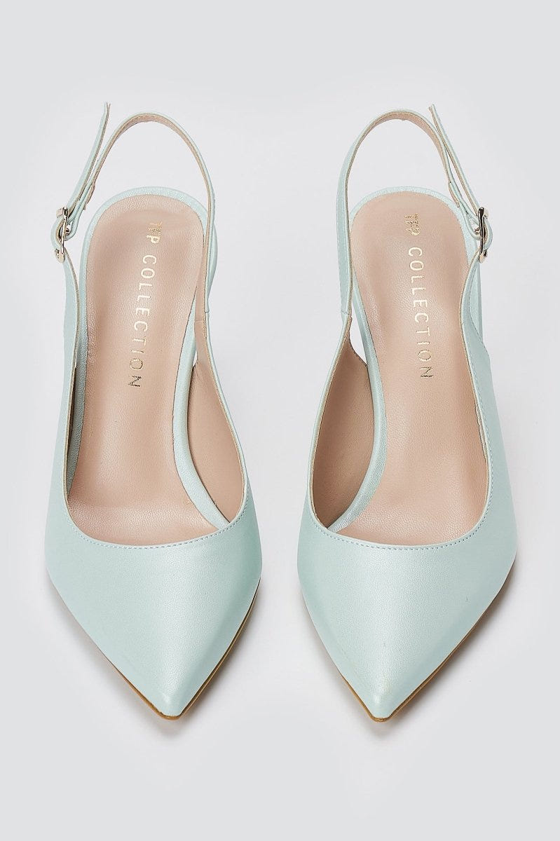 TFP - Slingback Pumps - Green