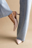 Ideal shoes - Slingback Pumps - Light Pink Patent