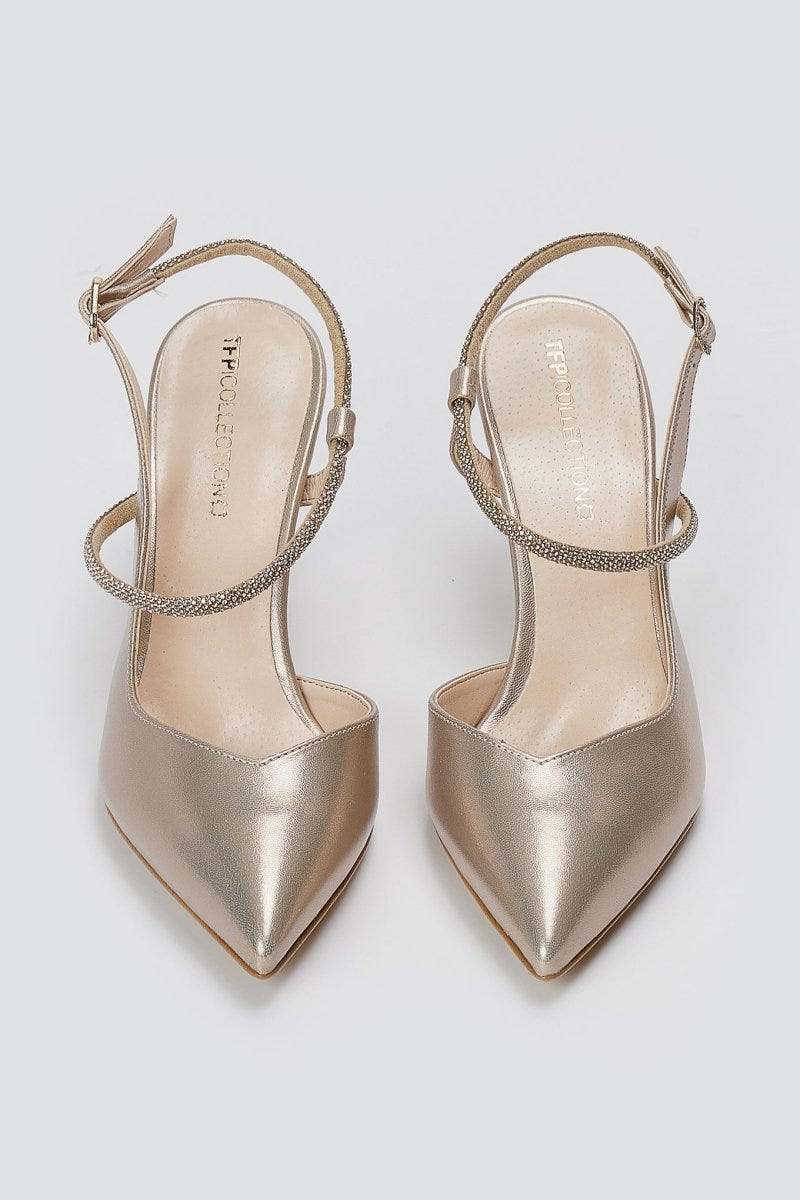 TFP - Slingback Pumps - Sand Matte