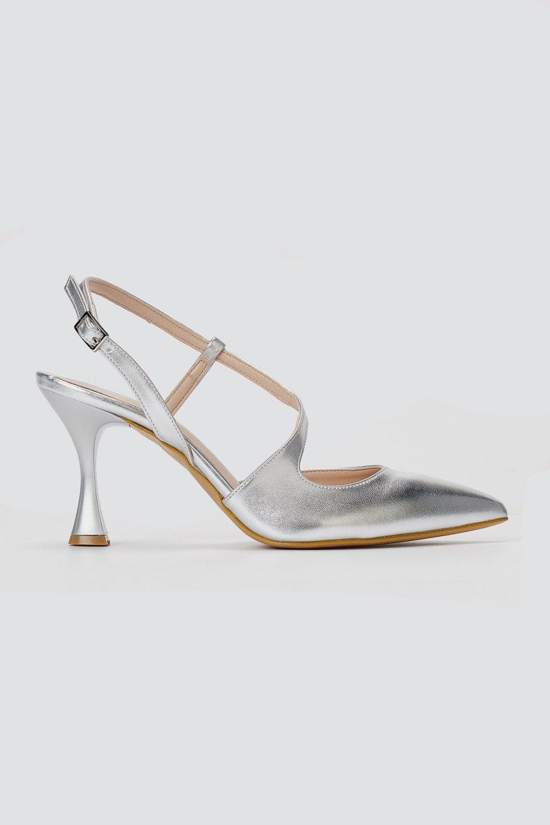 TFP - Slingback Pumps - Silver Glitter