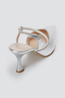 TFP - Slingback Pumps - Silver Metallic