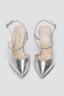 TFP - Slingback Pumps - Silver Metallic