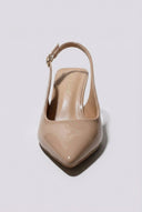 Ideal shoes - Slingback Pumps - Taupe Patent