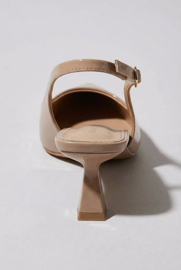 Ideal shoes - Slingback Pumps - Taupe Patent