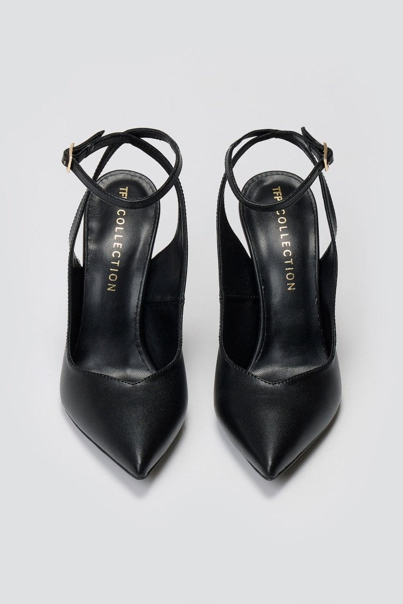 TFP - Slingback Pumps - Black Matte