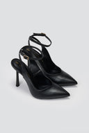 Slingback Pumps TFP - Black Matte - thefashionproject.gr - TFP