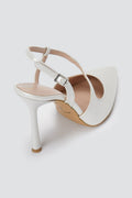 TFP - Slingback Pumps - White Pearl