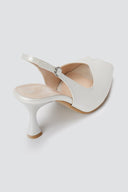 TFP - Slingback Pumps - White Pearl