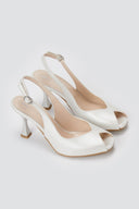 TFP - Slingback Pumps - White Pearl