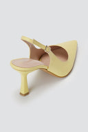 TFP - Slingback Pumps - Yellow Matte
