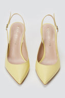 TFP - Slingback Pumps - Yellow Matte