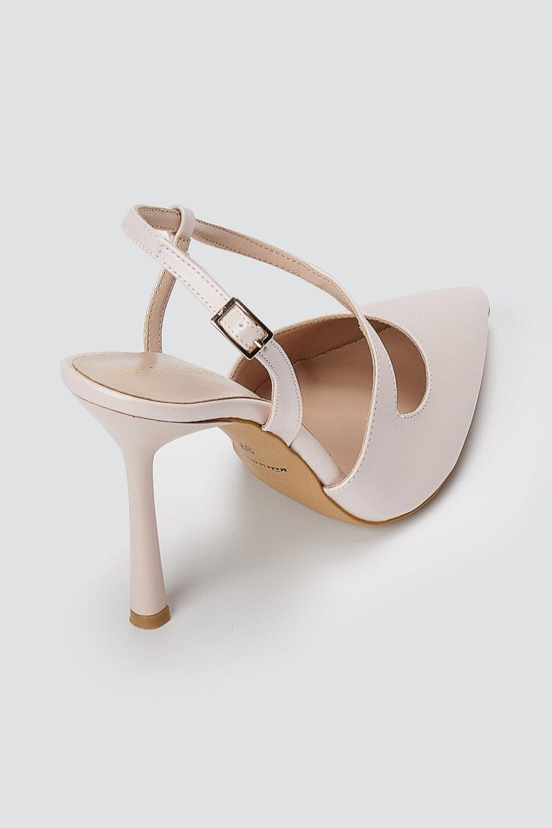 TFP - Slingback Stiletto Pumps - Pink Matte