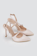 TFP - Slingback Stiletto Pumps - Pink Matte