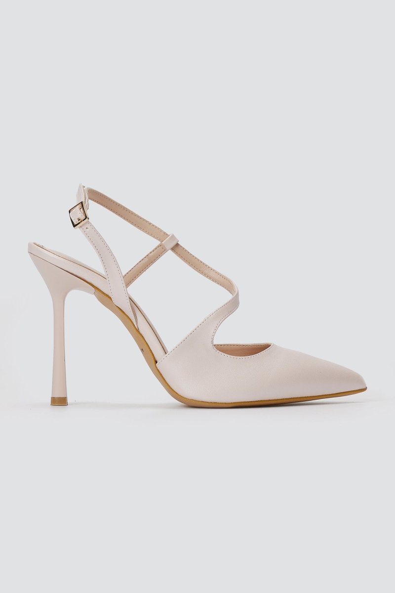 TFP - Slingback Stiletto Pumps - Pink Matte