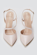 TFP - Slingback Stiletto Pumps - Pink Matte