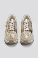 Sneakers chunky με φερμουάρ Xti 143729 - Μπεζ - thefashionproject.gr - Xti Footwear