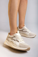 Sneakers chunky με print ERYNN - Μπεζ - thefashionproject.gr - ERYNN
